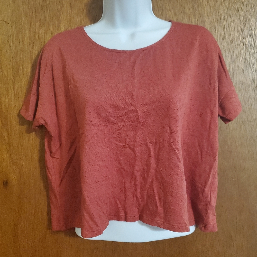 Crochet back crop top